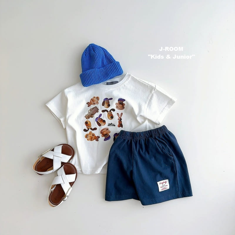 J-Room - Korean Children Fashion - #littlefashionista - Washing Label Short Pants - 5