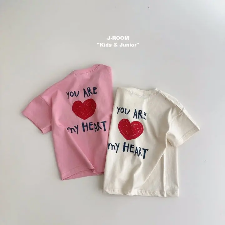 J-Room - Korean Children Fashion - #Kfashion4kids - My Heart Paint Tee - 4