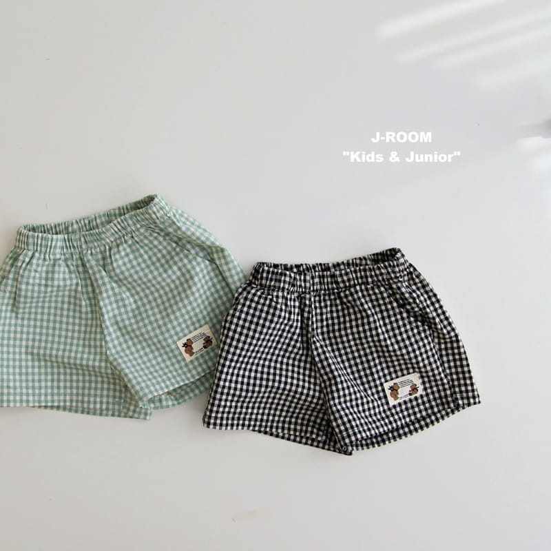 J-Room - Korean Children Fashion - #magicofchildhood - Check Lebel Shorts - 7