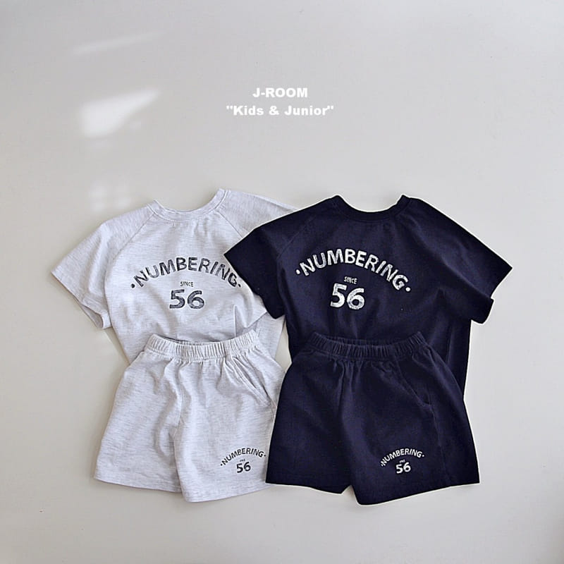 J-Room - Korean Children Fashion - #magicofchildhood - Number Raglan Top Bottom Set