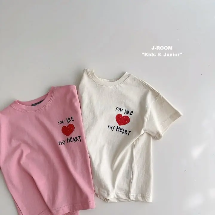 J-Room - Korean Children Fashion - #magicofchildhood - My Heart Paint Tee - 5