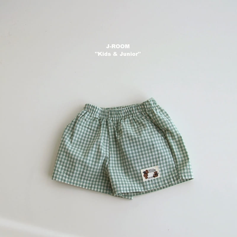 J-Room - Korean Children Fashion - #minifashionista - Check Lebel Shorts - 8