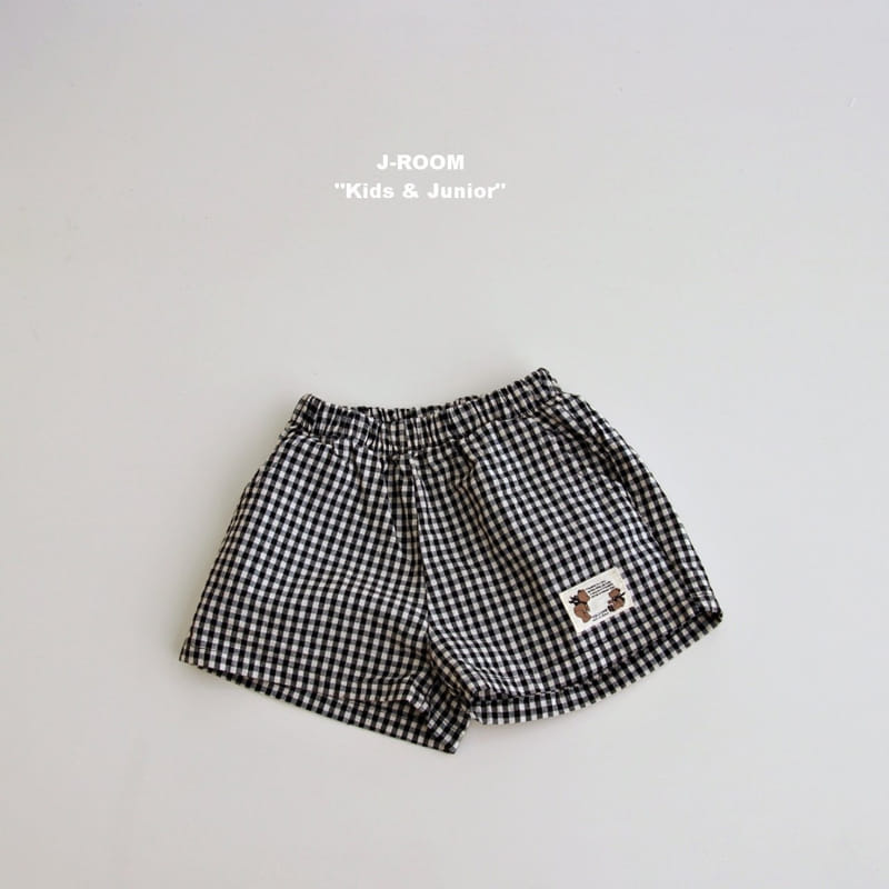 J-Room - Korean Children Fashion - #prettylittlegirls - Check Lebel Shorts - 9