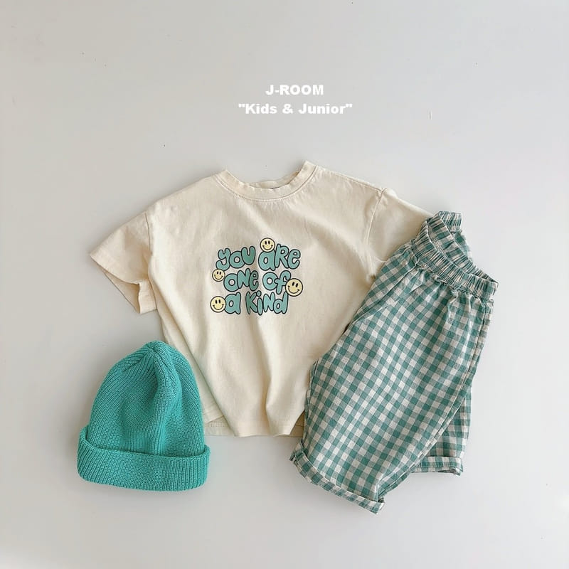 J-Room - Korean Children Fashion - #minifashionista - Kind Check Top Bottom Set - 4