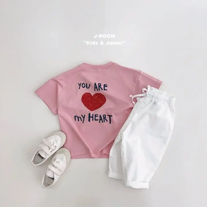 J-Room - Korean Children Fashion - #stylishchildhood - My Heart Paint Tee - 10