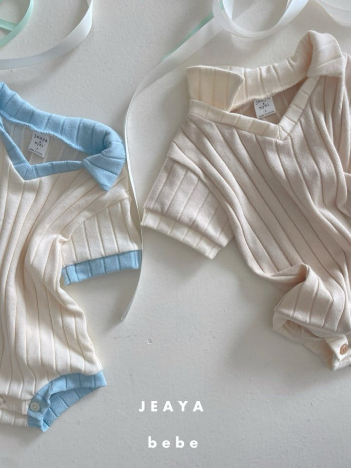 Jeaya & Mymi - Korean Baby Fashion - #babyboutique - Summer Collar Body Suit - 2