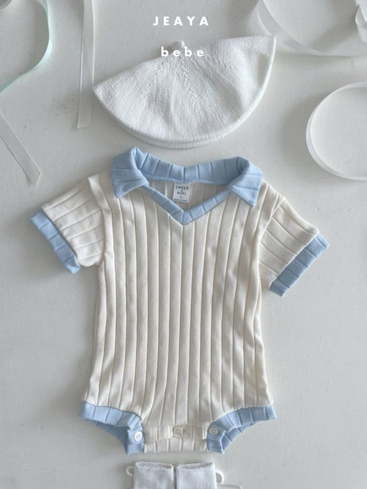 Jeaya & Mymi - Korean Baby Fashion - #babyfever - Summer Collar Body Suit - 6