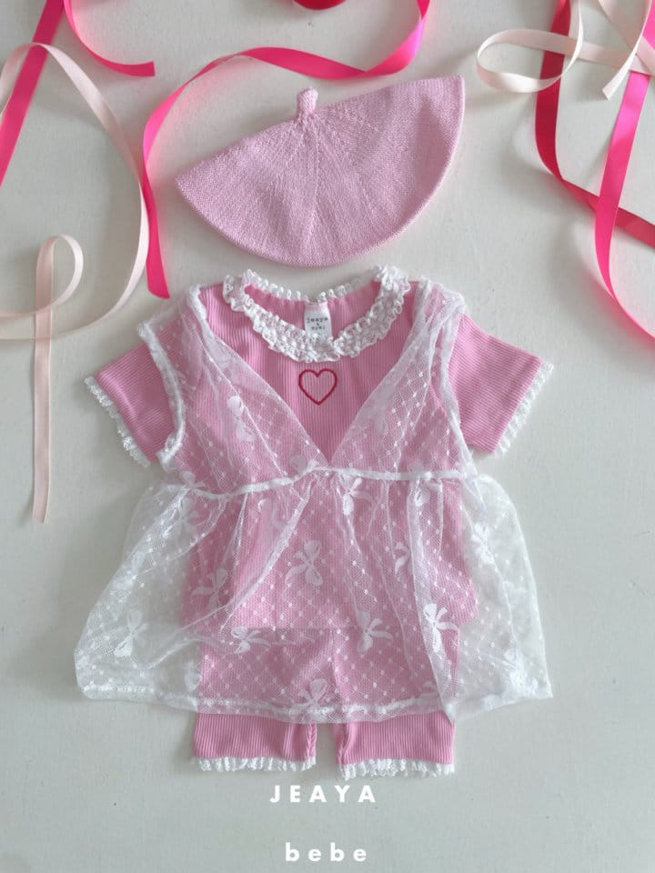 Jeaya & Mymi - Korean Baby Fashion - #babyootd - Small And Cute Top Bottom Set - 2