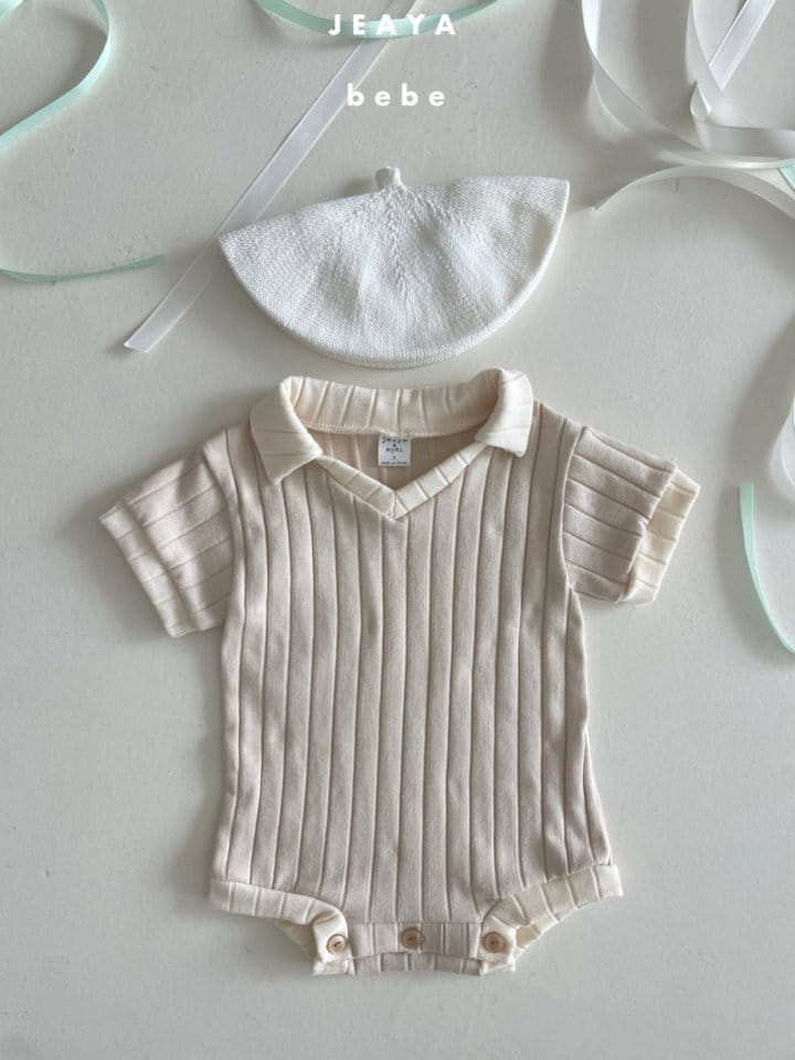 Jeaya & Mymi - Korean Baby Fashion - #babyootd - Summer Collar Body Suit - 10