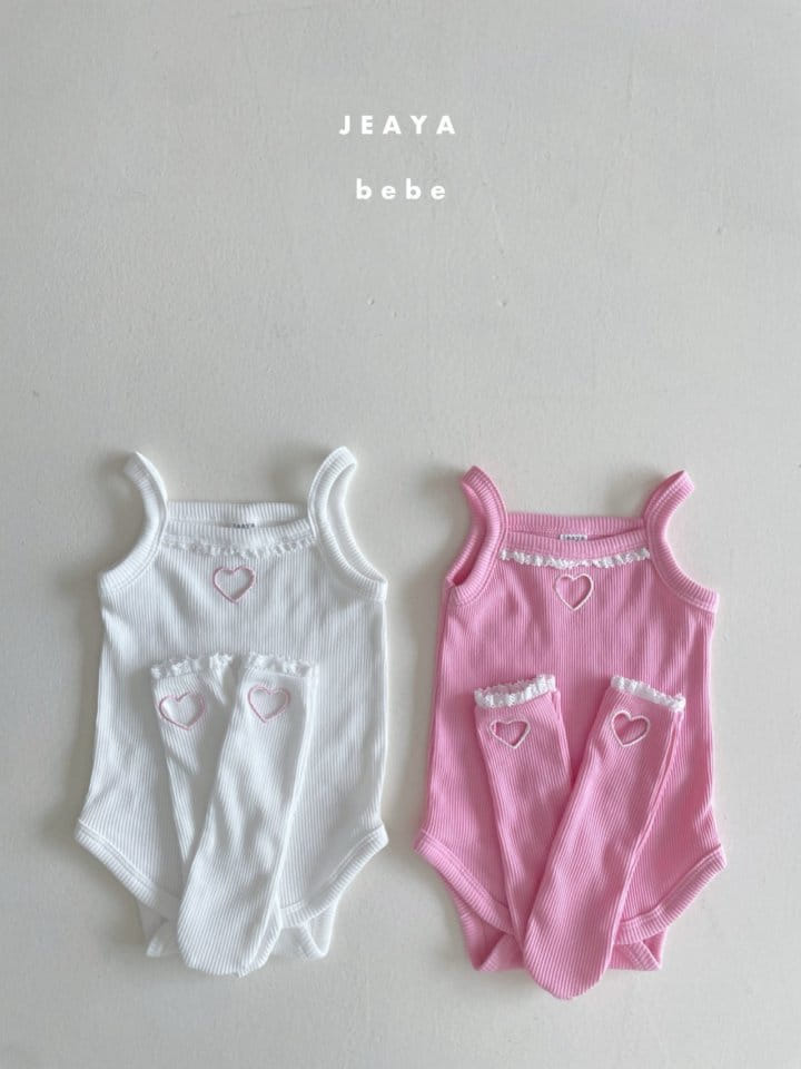 Jeaya & Mymi - Korean Baby Fashion - #babyootd - Heart Punching Set - 4