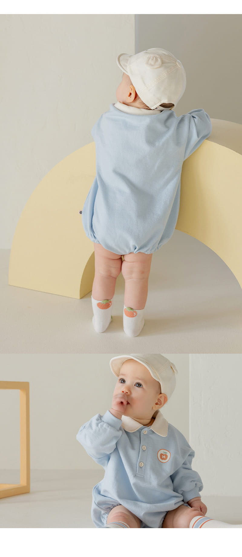 Kids Clara - Korean Baby Fashion - #babyboutique - Gid Coveralls  - 6