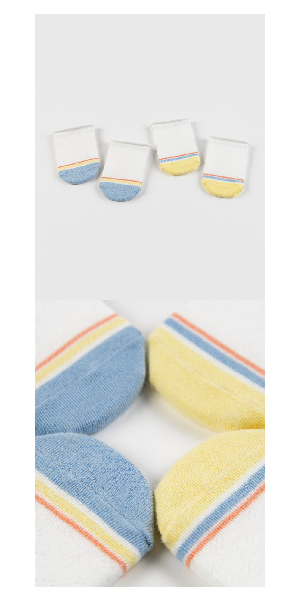 Kids Clara - Korean Baby Fashion - #babyboutique - Aila Rolling Summer Baby Socks (5ea 1set) - 6