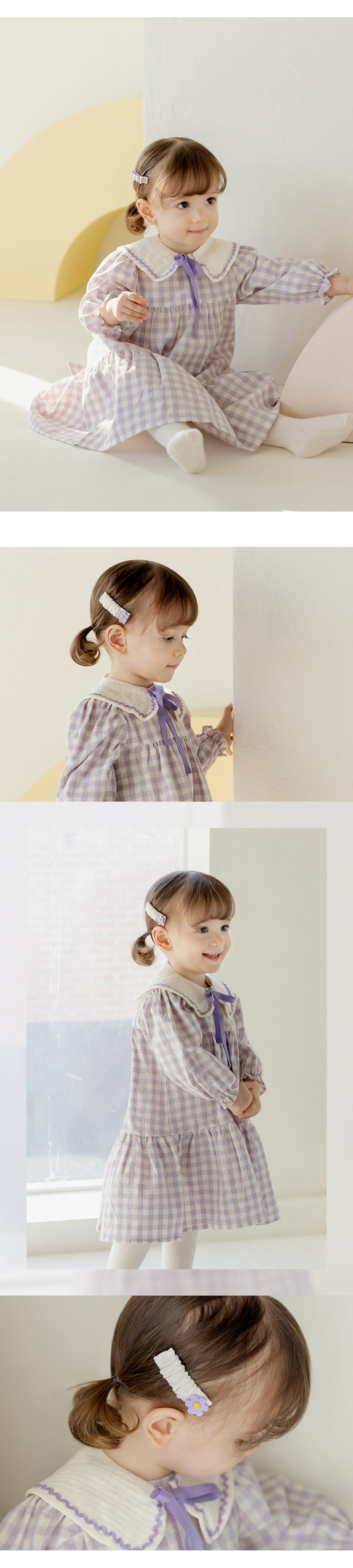 Kids Clara - Korean Baby Fashion - #babyboutiqueclothing - Joanna Baby Hair Pin 2ea Set (5ea 1set) - 5