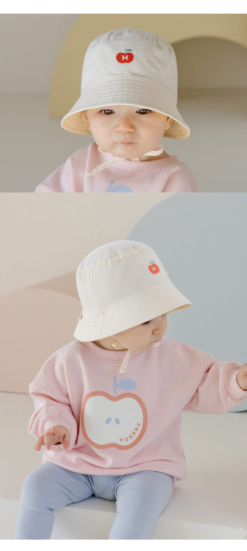 Kids Clara - Korean Baby Fashion - #babyboutiqueclothing - Endler Reversible Baby Bucket Hat - 3