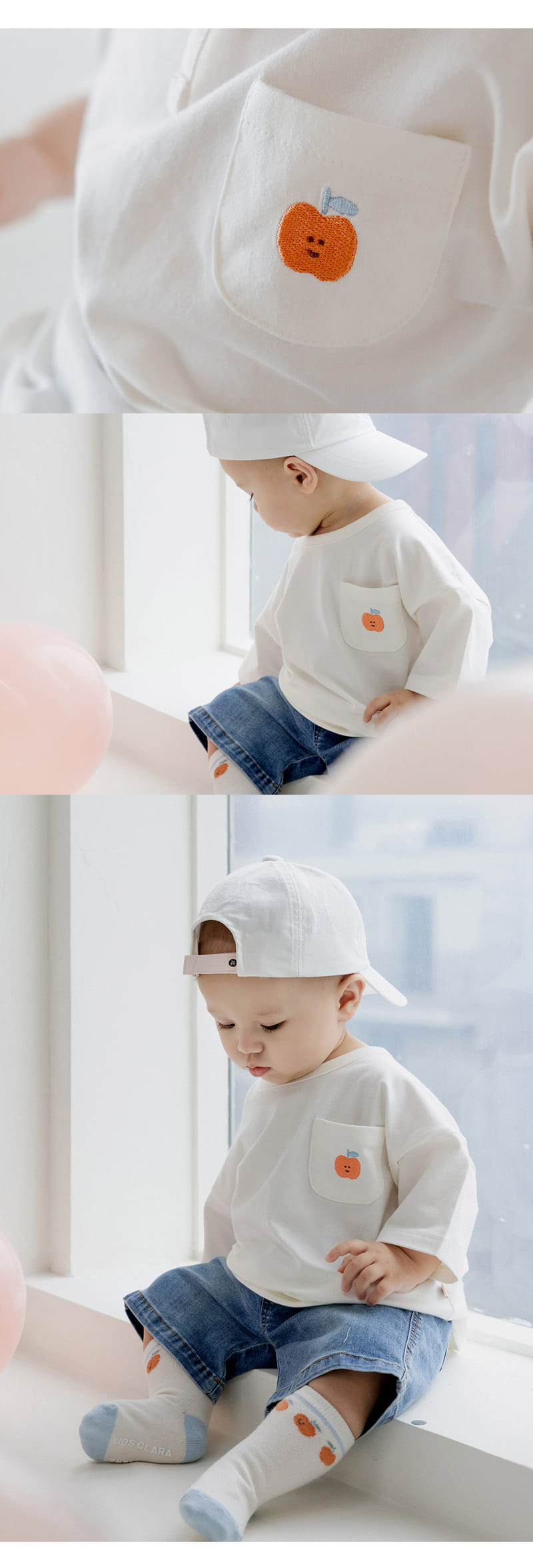 Kids Clara - Korean Baby Fashion - #babyboutiqueclothing - Rashple Baby Tee - 3