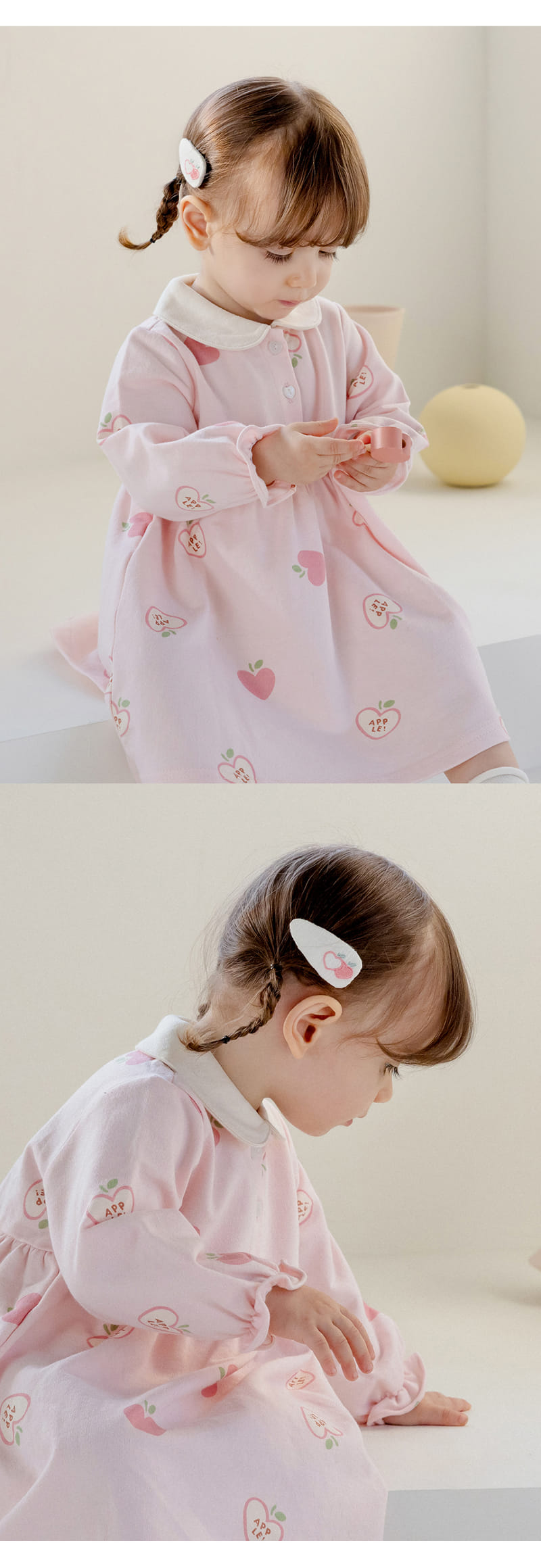 Kids Clara - Korean Baby Fashion - #babyboutique - Bbeua Baby Hair Pin 2es Set (5ea 1set) - 4