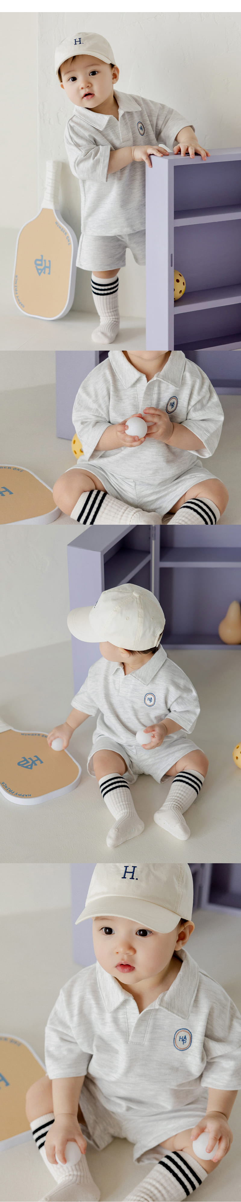 Kids Clara - Korean Baby Fashion - #babyclothing - Nabel Baby Top Bottom Set - 6