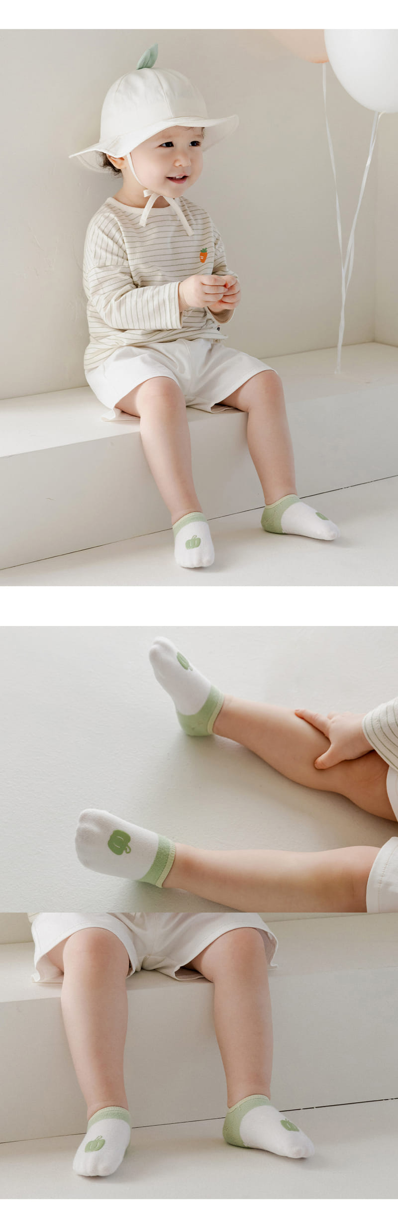 Kids Clara - Korean Baby Fashion - #babyclothing - Vage Baby Low Cut Socks - 2