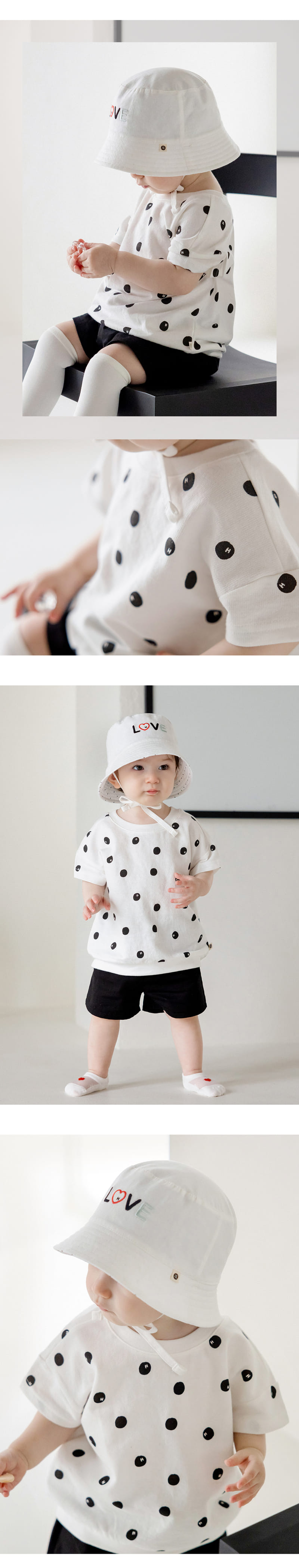 Kids Clara - Korean Baby Fashion - #babyfashion - Drew Baby Short Sleeve Tee - 2