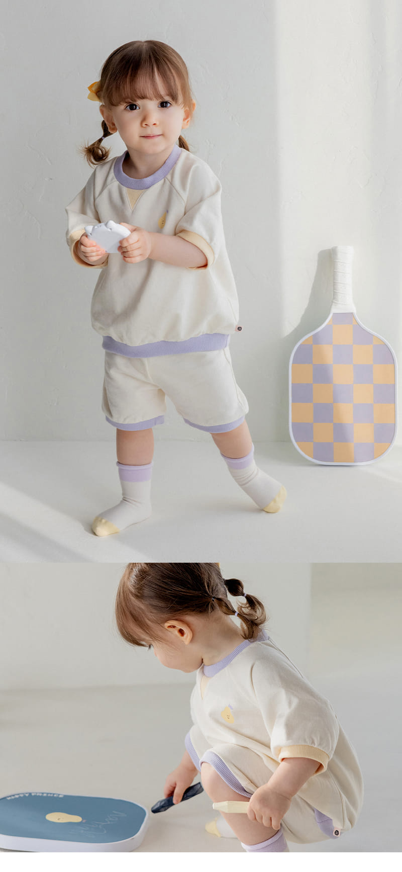 Kids Clara - Korean Baby Fashion - #babyfashion - Lubea Baby Top Bottom Set - 3