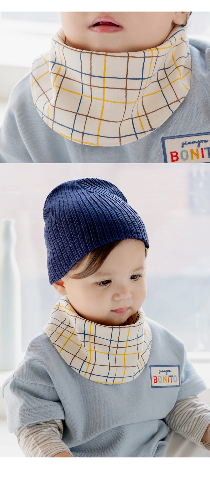 Kids Clara - Korean Baby Fashion - #babyclothing - Torin Reversible Baby Banana Bib  - 4