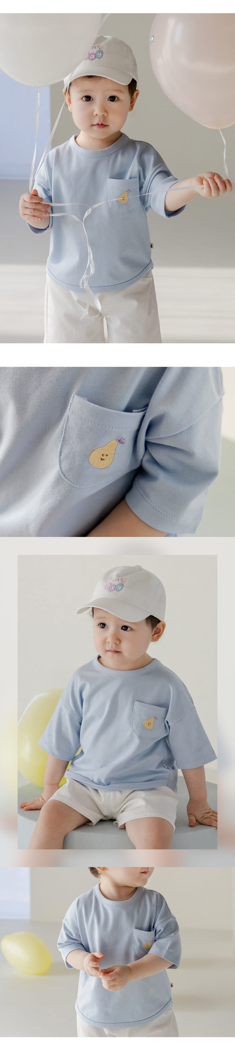 Kids Clara - Korean Baby Fashion - #babyfever - Rashple Baby Tee - 6