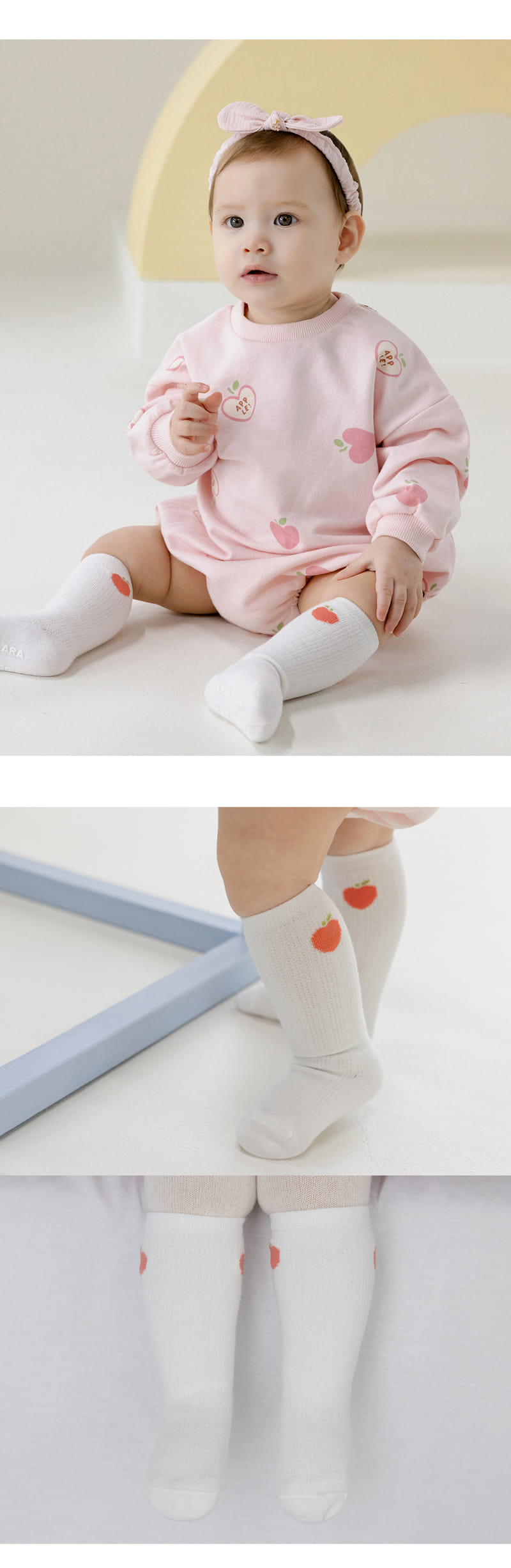 Kids Clara - Korean Baby Fashion - #babyfever - Nasia Baby Knee Socks (5ea 1set) - 2