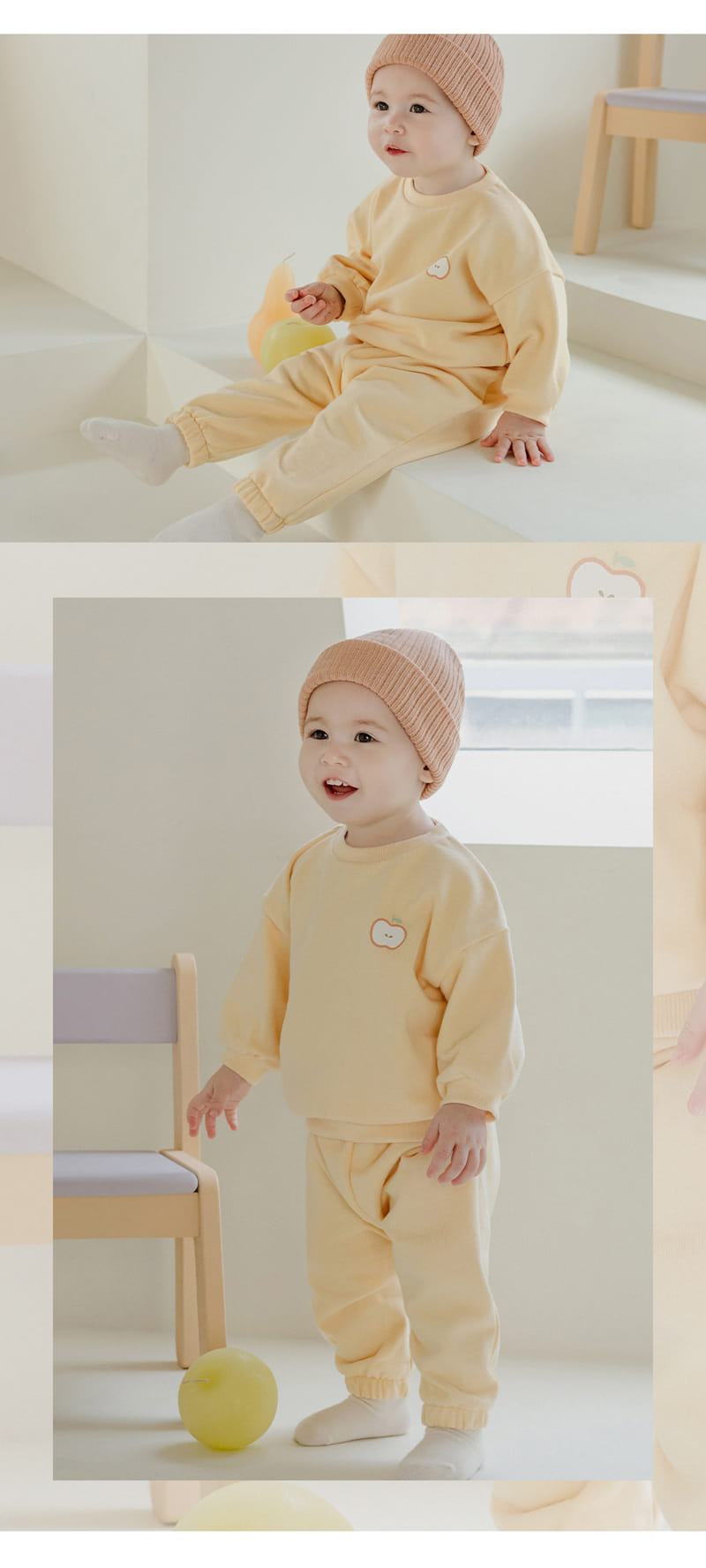 Kids Clara - Korean Baby Fashion - #babyfever - Rooty 3 Pieces Baby Set - 3