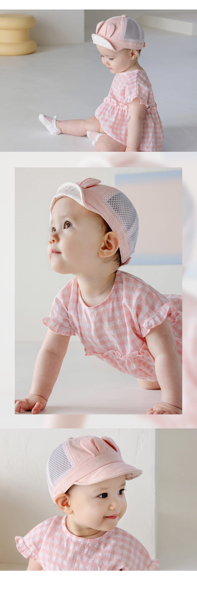 Kids Clara - Korean Baby Fashion - #babyfever - Banne Summer Baby Wire Cap - 7