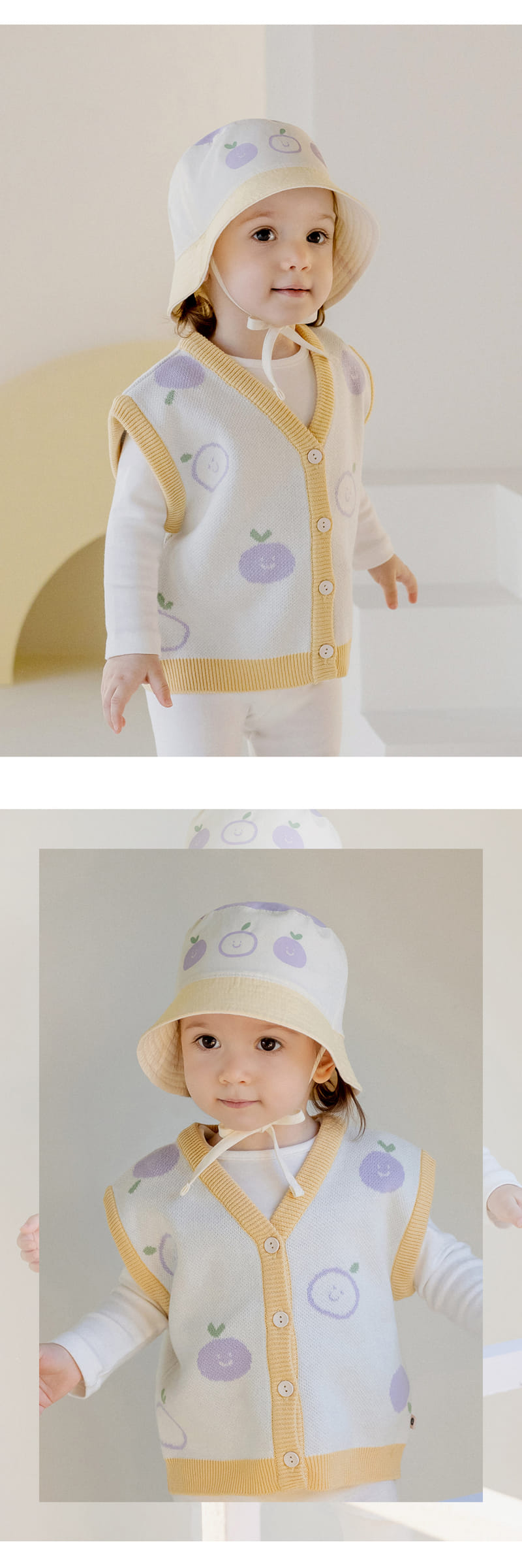 Kids Clara - Korean Baby Fashion - #babygirlfashion - Endler Reversible Baby Bucket Hat - 7