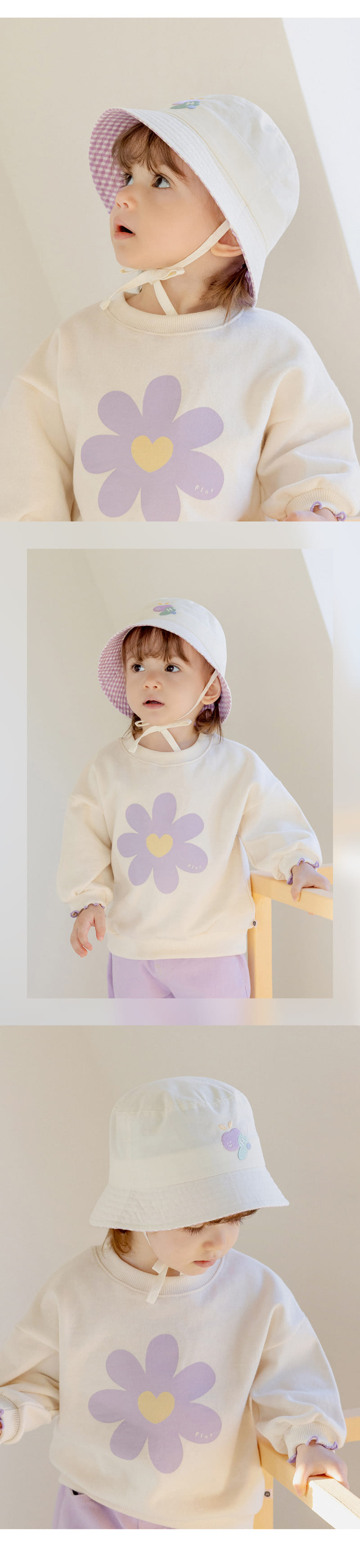 Kids Clara - Korean Baby Fashion - #babygirlfashion - Cookies Baby Bucket Hat - 6