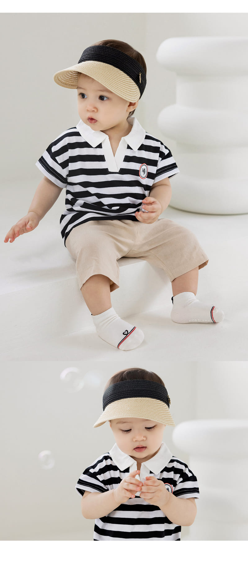 Kids Clara - Korean Baby Fashion - #babygirlfashion - Cadi Baby Short Sleeve Tee - 6