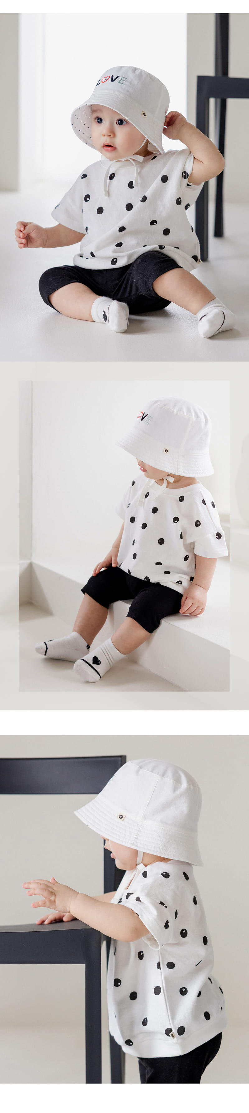 Kids Clara - Korean Baby Fashion - #babyfever - Drew Baby Short Sleeve Tee - 4