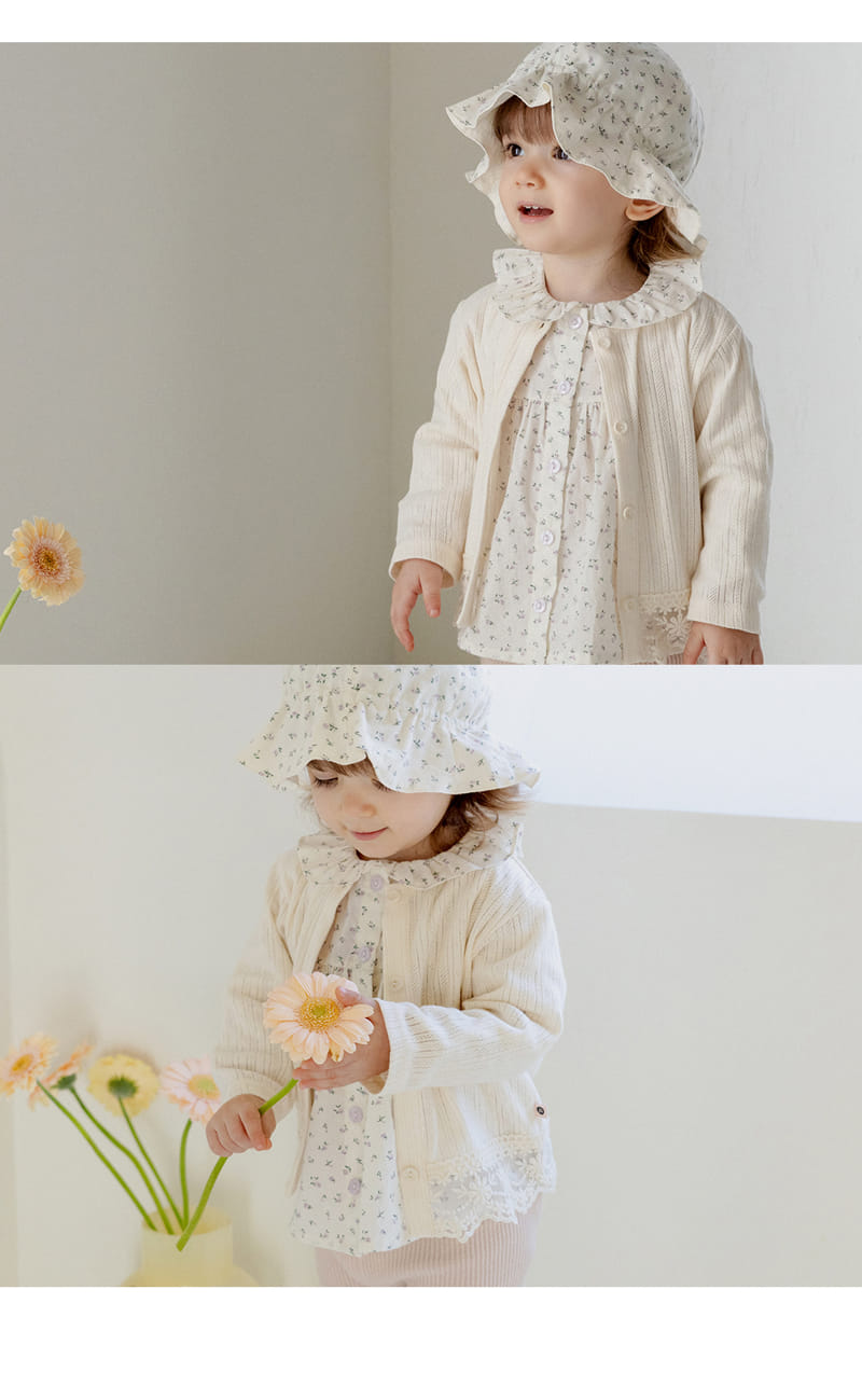 Kids Clara - Korean Baby Fashion - #babygirlfashion - Tiana Baby Blouse Top Bottom Set - 7