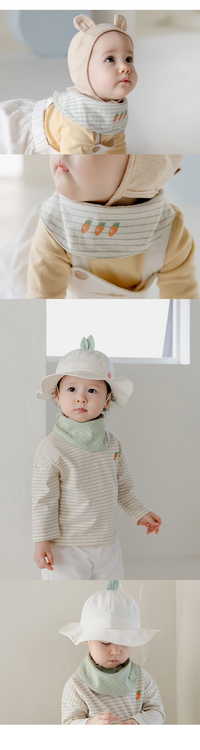 Kids Clara - Korean Baby Fashion - #babyfever - Ismael Reversible Baby Banana Bib - 4