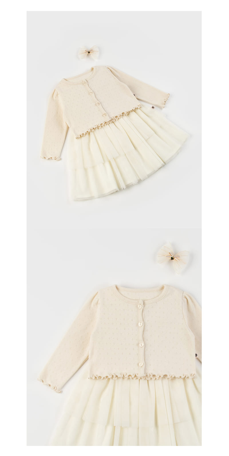 Kids Clara - Korean Baby Fashion - #babylifestyle - Priscilla Baby Cardigan - 3