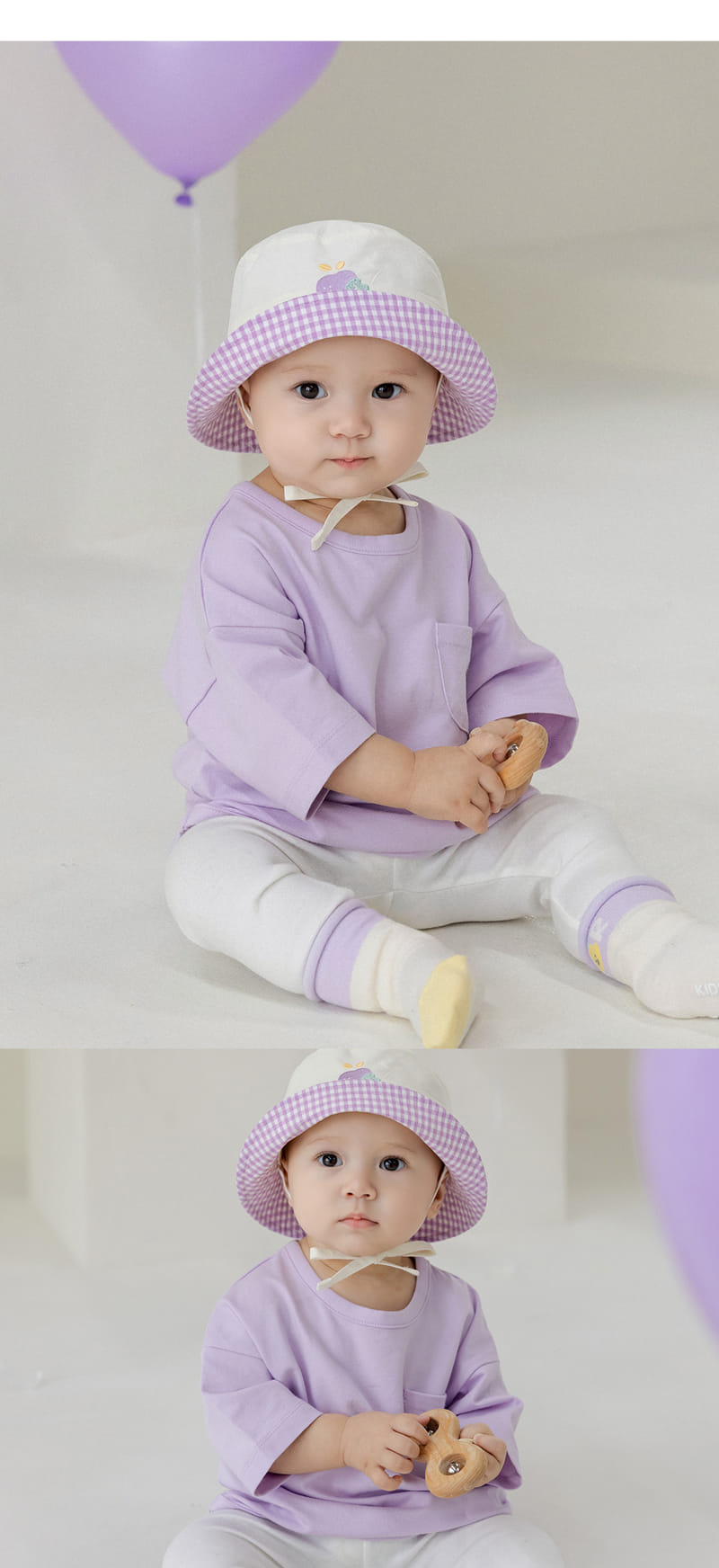 Kids Clara - Korean Baby Fashion - #babylifestyle - Rashple Baby Tee - 8