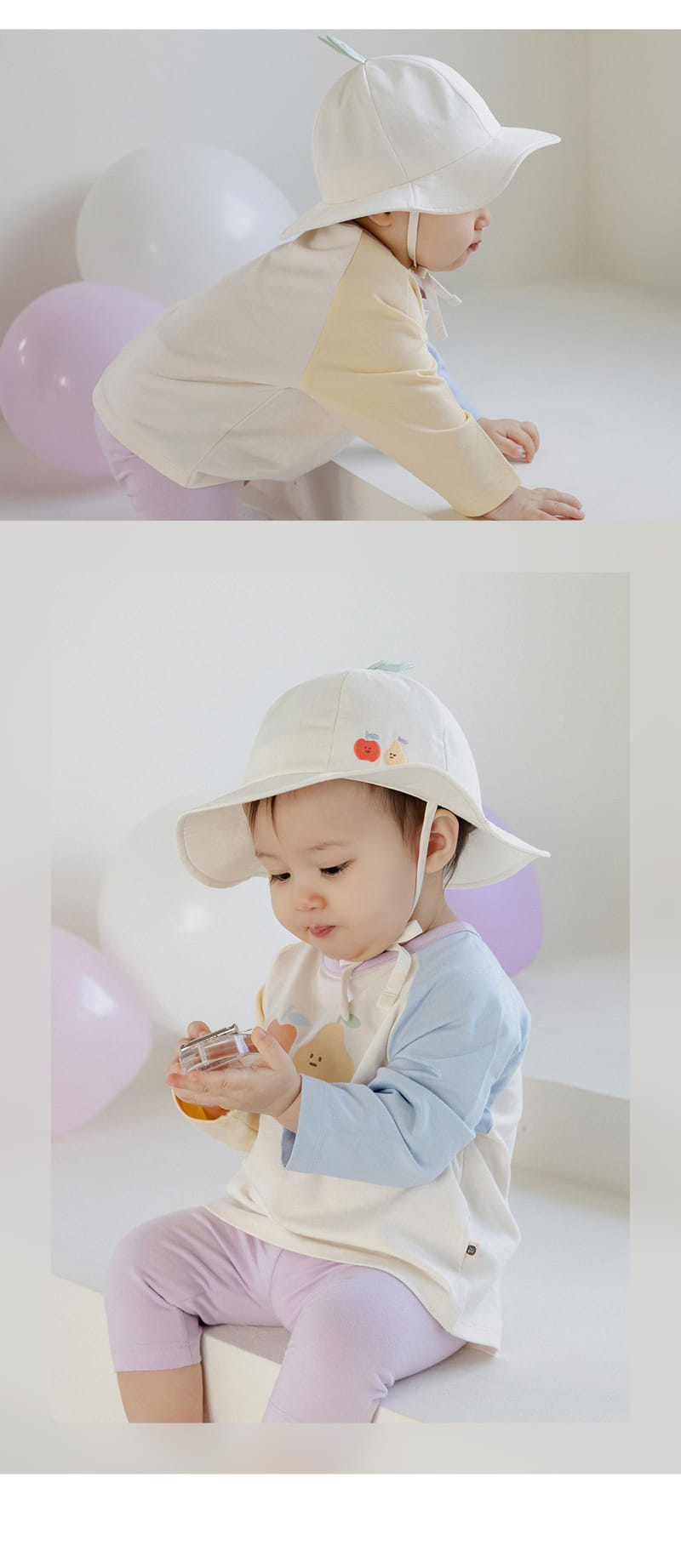 Kids Clara - Korean Baby Fashion - #babylifestyle - Purto Baby Sun Hat - 5