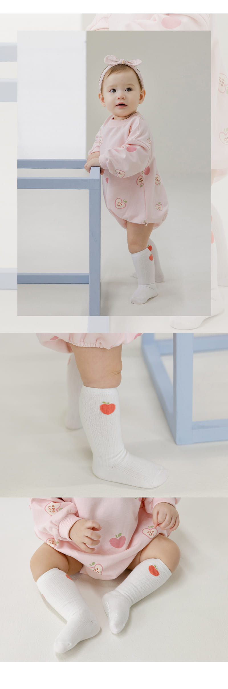 Kids Clara - Korean Baby Fashion - #babygirlfashion - Nasia Baby Knee Socks (5ea 1set) - 4