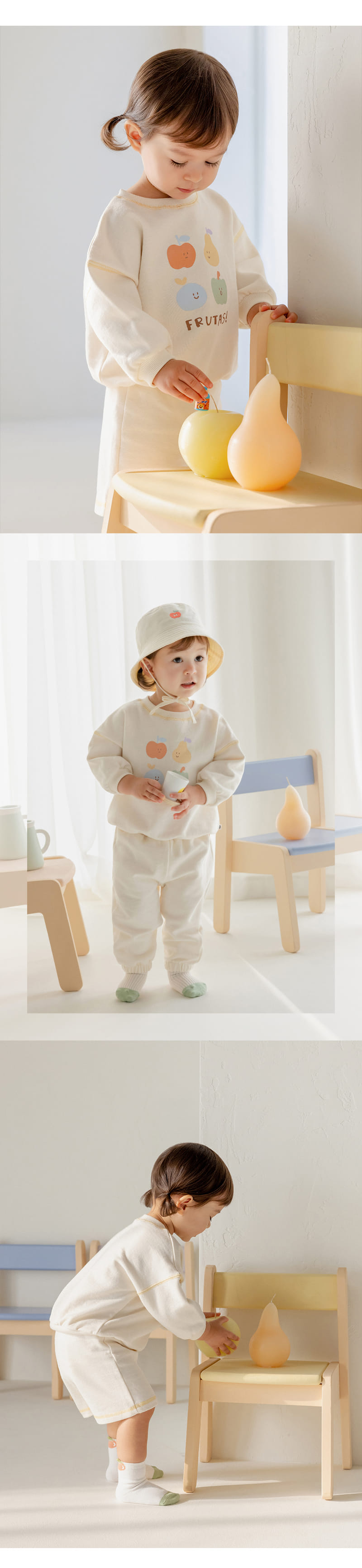 Kids Clara - Korean Baby Fashion - #babylifestyle - Toru 3 Pieces Baby Set - 2