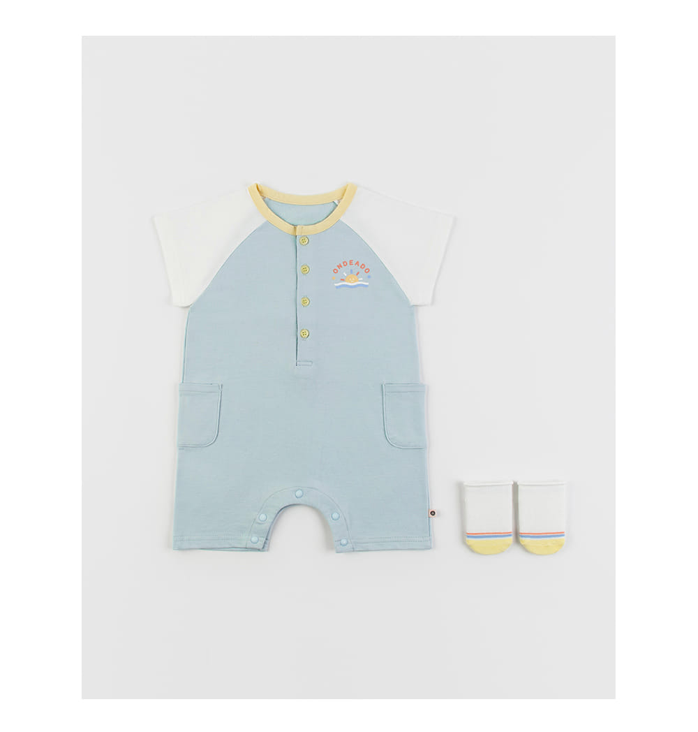 Kids Clara - Korean Baby Fashion - #babylifestyle - Huego Baby Play Body Suit - 5