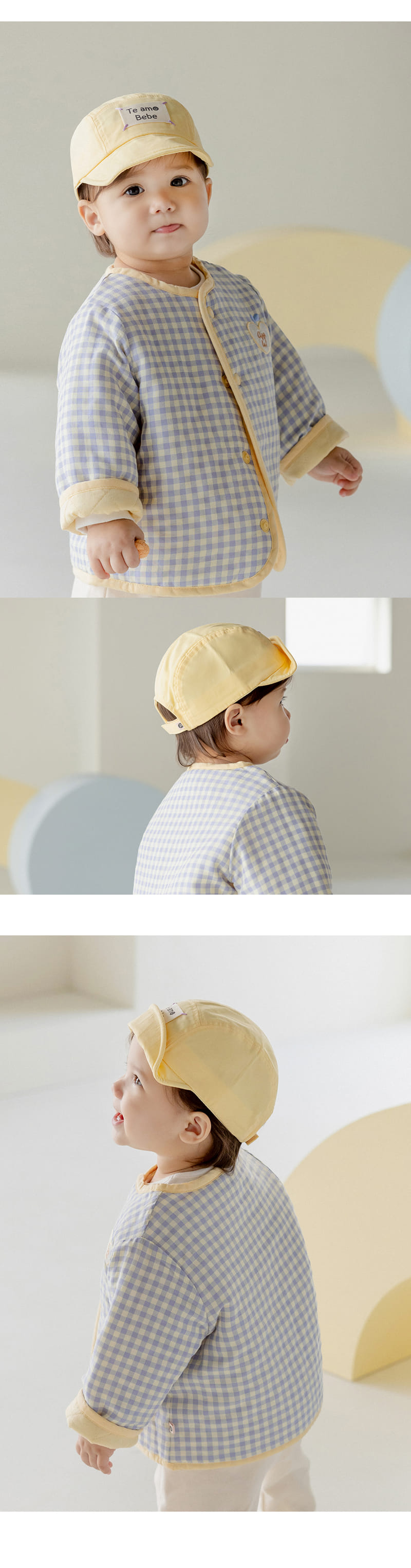 Kids Clara - Korean Baby Fashion - #babyoninstagram - Teamo Baby Camp Cap - 7