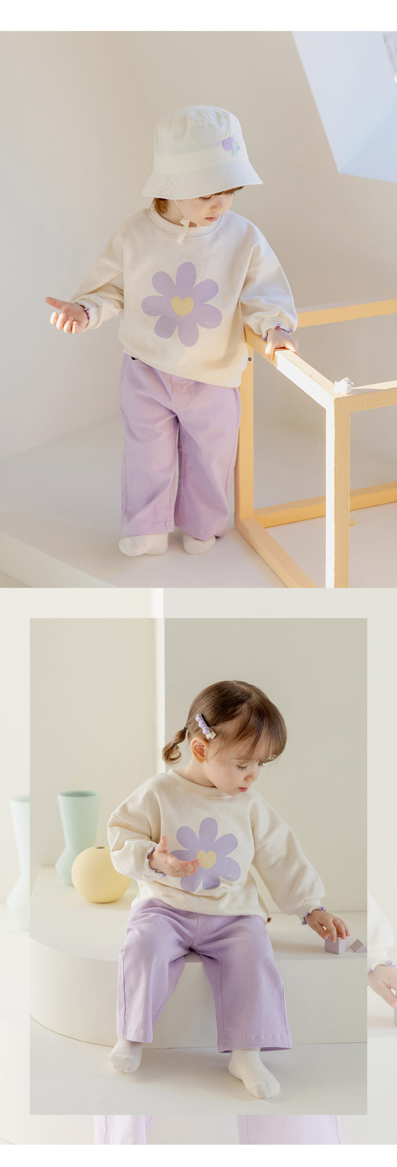 Kids Clara - Korean Baby Fashion - #babyoninstagram - Kummy Wide Baby Pants - 2