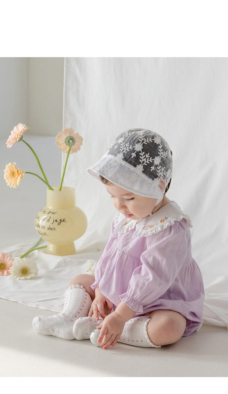 Kids Clara - Korean Baby Fashion - #babyootd - Brianna Baby Bonnet