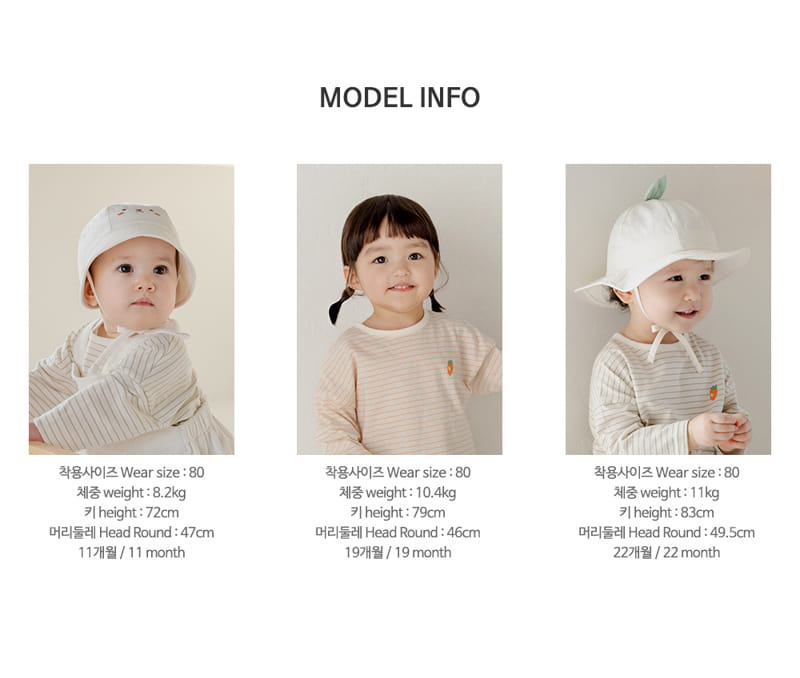 Kids Clara - Korean Baby Fashion - #babyootd - Warren Baby Tee - 11