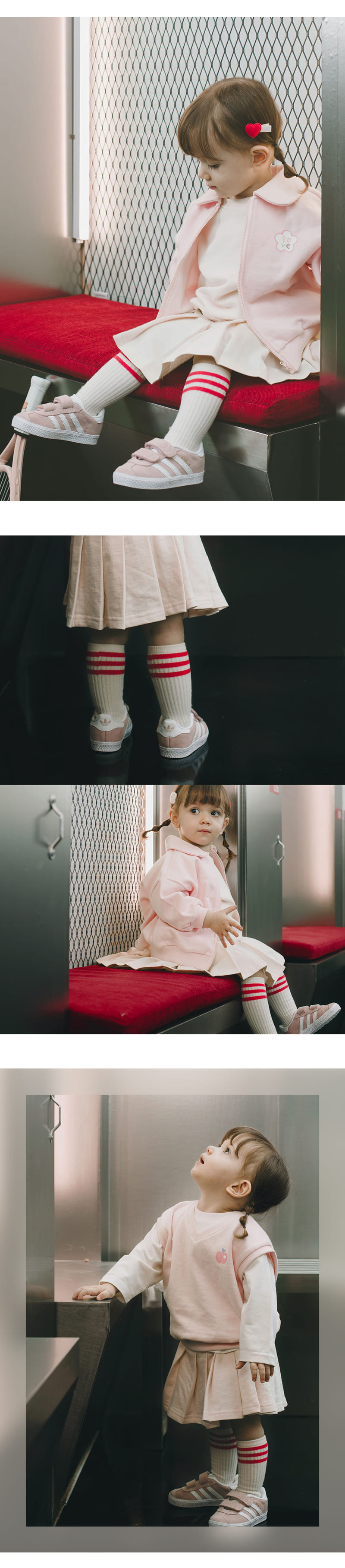 Kids Clara - Korean Baby Fashion - #babyootd - Bestie Baby Knee Socks (5ea 1set) - 5