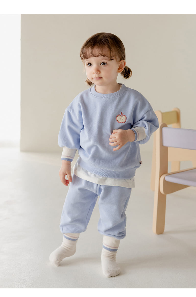 Kids Clara - Korean Baby Fashion - #babyootd - Onble Baby Top Bottom Set - 2