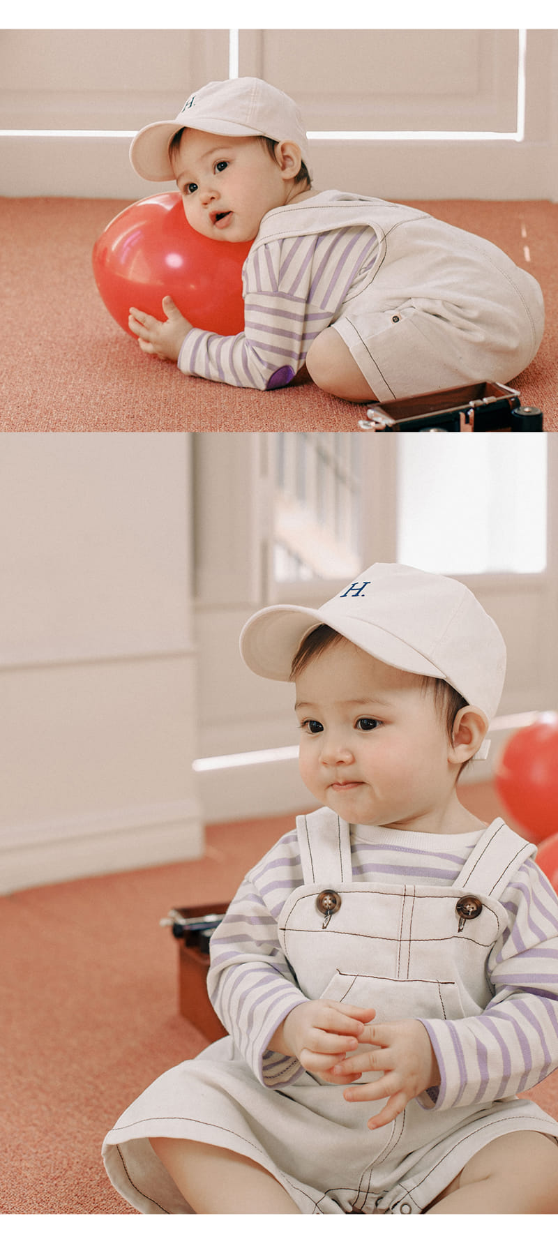 Kids Clara - Korean Baby Fashion - #babyoutfit - Urban Baby Dungarees Pants - 3