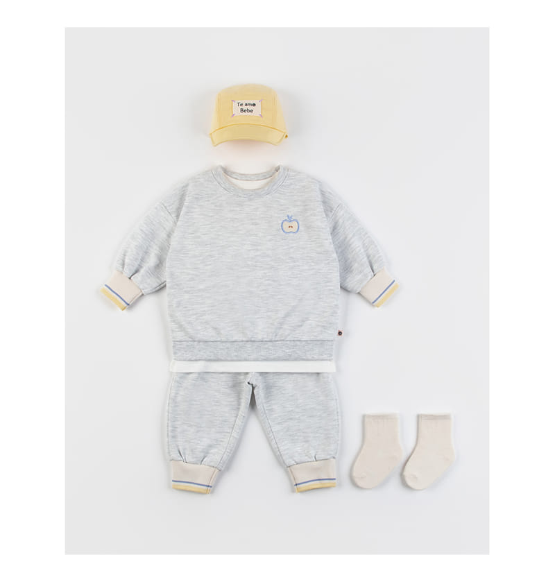 Kids Clara - Korean Baby Fashion - #babyootd - Onle Baby Top Bottom Set - 4