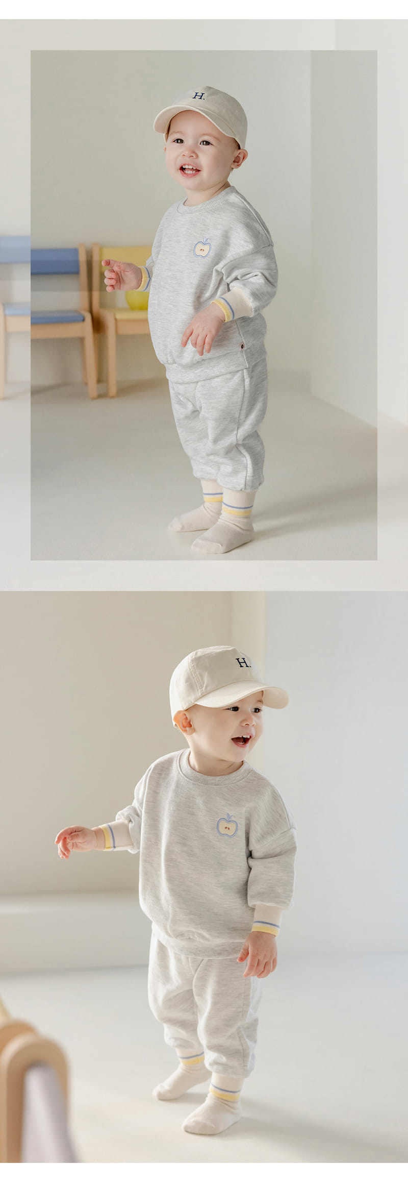 Kids Clara - Korean Baby Fashion - #babyoutfit - Onle Baby Top Bottom Set - 5